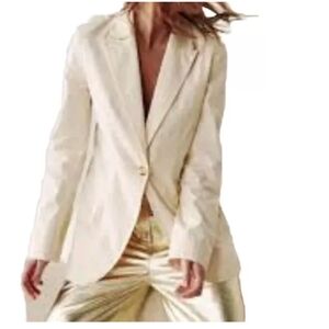 Crosby Howard Reda Blazer Jacket Men L Unstructured Sport Coat Button Khaki NWT